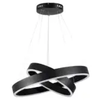 kelvo® VENOM KLV-101-0196-V2 Κρεμαστό Φωτιστικό Οροφής LED 75W 7500lm 120° AC 220-240V IP20 Ρυθμιζόμενο Λευκό CCT με Χειριστήριο από 2700K έως 6000K Dimmable - Lumileds SMD Chip - Μαύρο Ματ - Μ60 x Π60 x Υ40cm - 3 Χρόνια Εγγύηση - Image 3