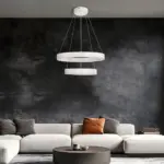 kelvo® VENOM KLV-101-0197 Κρεμαστό Φωτιστικό Οροφής LED 75W 7500lm 120° AC 220-240V IP20 Ρυθμιζόμενο Λευκό CCT με Χειριστήριο από 2700K έως 6000K Dimmable - Lumileds SMD Chip - Λευκό Ματ - Μ60 x Π60 x Υ40cm - 3 Χρόνια Εγγύηση - Image 2