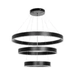 kelvo® VENOM KLV-101-0199 Κρεμαστό Φωτιστικό Οροφής LED 120W 12000lm 120° AC 220-240V IP20 Ρυθμιζόμενο Λευκό CCT με Χειριστήριο από 2700K έως 6000K Dimmable - Lumileds SMD Chip - Μαύρο Ματ - Μ80 x Π80 x Υ80cm - 3 Χρόνια Εγγύηση - Image 3
