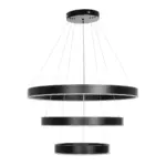 kelvo® VENOM KLV-101-0199 Κρεμαστό Φωτιστικό Οροφής LED 120W 12000lm 120° AC 220-240V IP20 Ρυθμιζόμενο Λευκό CCT με Χειριστήριο από 2700K έως 6000K Dimmable - Lumileds SMD Chip - Μαύρο Ματ - Μ80 x Π80 x Υ80cm - 3 Χρόνια Εγγύηση - Image 4