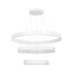 kelvo® VENOM KLV-101-0200 Κρεμαστό Φωτιστικό Οροφής LED 120W 12000lm 120° AC 220-240V IP20 Ρυθμιζόμενο Λευκό CCT με Χειριστήριο από 2700K έως 6000K Dimmable - Lumileds SMD Chip - Λευκό Ματ - Μ80 x Π80 x Υ80cm - 3 Χρόνια Εγγύηση - Image 3