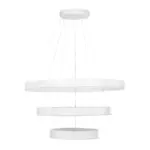 kelvo® VENOM KLV-101-0200 Κρεμαστό Φωτιστικό Οροφής LED 120W 12000lm 120° AC 220-240V IP20 Ρυθμιζόμενο Λευκό CCT με Χειριστήριο από 2700K έως 6000K Dimmable - Lumileds SMD Chip - Λευκό Ματ - Μ80 x Π80 x Υ80cm - 3 Χρόνια Εγγύηση - Image 4
