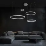 kelvo® VENOM KLV-101-0203 Κρεμαστό Φωτιστικό Οροφής LED 150W 15000lm 120° AC 220-240V IP20 Ρυθμιζόμενο Λευκό CCT με Χειριστήριο από 2700K έως 6000K Dimmable - Lumileds SMD Chip - Λευκό Ματ - Μ150 x Π90 x Υ60cm - 3 Χρόνια Εγγύηση - Image 2