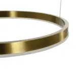 kelvo® VENOM KLV-101-0204 Κρεμαστό Φωτιστικό Οροφής LED 150W 15000lm 120° AC 220-240V IP20 Ρυθμιζόμενο Λευκό CCT με Χειριστήριο από 2700K έως 6000K Dimmable - Lumileds SMD Chip - Χρυσό Πλατίνα - Μ150 x Π90 x Υ60cm - 3 Χρόνια Εγγύηση - Image 5