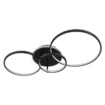 kelvo® NEMESIS KLV-101-0205 Φωτιστικό Οροφής LED 98W 9800lm 360° AC 220-240V IP20 Ρυθμιζόμενο Λευκό CCT με Χειριστήριο από 2700K έως 6000K Dimmable - Lumileds SMD Chip - Μαύρο Ματ - Μ89 x Π60 x Υ19cm - 3 Χρόνια Εγγύηση - Image 5