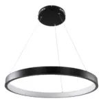 kelvo® NEMESIS KLV-101-0208 Κρεμαστό Φωτιστικό Οροφής LED 45W 4500lm 180° AC 220-240V IP20 Ρυθμιζόμενο Λευκό CCT με Χειριστήριο από 2700K έως 6000K Dimmable - Lumileds SMD Chip - Μαύρο Ματ - Μ60 x Π60 x Υ4cm - 3 Χρόνια Εγγύηση - Image 3