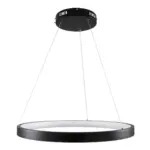 kelvo® NEMESIS KLV-101-0208 Κρεμαστό Φωτιστικό Οροφής LED 45W 4500lm 180° AC 220-240V IP20 Ρυθμιζόμενο Λευκό CCT με Χειριστήριο από 2700K έως 6000K Dimmable - Lumileds SMD Chip - Μαύρο Ματ - Μ60 x Π60 x Υ4cm - 3 Χρόνια Εγγύηση - Image 5