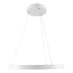 kelvo® NEMESIS KLV-101-0209 Κρεμαστό Φωτιστικό Οροφής LED 45W 4500lm 180° AC 220-240V IP20 Ρυθμιζόμενο Λευκό CCT με Χειριστήριο από 2700K έως 6000K Dimmable - Lumileds SMD Chip - Λευκό Ματ - Μ60 x Π60 x Υ4cm - 3 Χρόνια Εγγύηση - Image 4