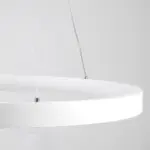 kelvo® NEMESIS KLV-101-0209 Κρεμαστό Φωτιστικό Οροφής LED 45W 4500lm 180° AC 220-240V IP20 Ρυθμιζόμενο Λευκό CCT με Χειριστήριο από 2700K έως 6000K Dimmable - Lumileds SMD Chip - Λευκό Ματ - Μ60 x Π60 x Υ4cm - 3 Χρόνια Εγγύηση - Image 6