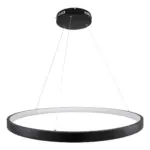 kelvo® NEMESIS KLV-101-0211 Κρεμαστό Φωτιστικό Οροφής LED 67W 6700lm 180° AC 220-240V IP20 Ρυθμιζόμενο Λευκό CCT με Χειριστήριο από 2700K έως 6000K Dimmable - Lumileds SMD Chip - Μαύρο Ματ - Μ80 x Π80 x Υ4cm - 3 Χρόνια Εγγύηση - Image 5