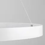 kelvo® NEMESIS KLV-101-0212 Κρεμαστό Φωτιστικό Οροφής LED 67W 6700lm 180° AC 220-240V IP20 Ρυθμιζόμενο Λευκό CCT με Χειριστήριο από 2700K έως 6000K Dimmable - Lumileds SMD Chip - Λευκό Ματ - Μ80 x Π80 x Υ4cm - 3 Χρόνια Εγγύηση - Image 6