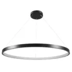 kelvo® NEMESIS KLV-101-0214 Κρεμαστό Φωτιστικό Οροφής LED 75W 7500lm 180° AC 220-240V IP20 Ρυθμιζόμενο Λευκό CCT με Χειριστήριο από 2700K έως 6000K Dimmable - Lumileds SMD Chip - Μαύρο Ματ - Μ100 x Π100 x Υ4cm - 3 Χρόνια Εγγύηση - Image 3