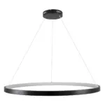 kelvo® NEMESIS KLV-101-0214 Κρεμαστό Φωτιστικό Οροφής LED 75W 7500lm 180° AC 220-240V IP20 Ρυθμιζόμενο Λευκό CCT με Χειριστήριο από 2700K έως 6000K Dimmable - Lumileds SMD Chip - Μαύρο Ματ - Μ100 x Π100 x Υ4cm - 3 Χρόνια Εγγύηση - Image 5