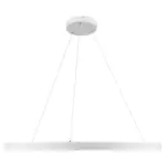 kelvo® NEMESIS KLV-101-0215 Κρεμαστό Φωτιστικό Οροφής LED 75W 7500lm 180° AC 220-240V IP20 Ρυθμιζόμενο Λευκό CCT με Χειριστήριο από 2700K έως 6000K Dimmable - Lumileds SMD Chip - Λευκό Ματ - Μ100 x Π100 x Υ4cm - 3 Χρόνια Εγγύηση - Image 4