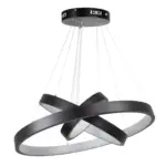 kelvo® NEMESIS KLV-101-0217 Κρεμαστό Φωτιστικό Οροφής LED 100W 10000lm 180° AC 220-240V IP20 Ρυθμιζόμενο Λευκό CCT με Χειριστήριο από 2700K έως 6000K Dimmable - Lumileds SMD Chip - Μαύρο Ματ - Μ60 x Π60 x Υ60cm - 3 Χρόνια Εγγύηση - Image 6