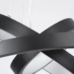 kelvo® NEMESIS KLV-101-0217-V2 Κρεμαστό Φωτιστικό Οροφής LED 100W 10000lm 180° AC 220-240V IP20 Ρυθμιζόμενο Λευκό CCT με Χειριστήριο από 2700K έως 6000K Dimmable - Lumileds SMD Chip - Μαύρο Ματ - Μ60 x Π60 x Υ60cm - 3 Χρόνια Εγγύηση - Image 4