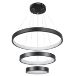 kelvo® NEMESIS KLV-101-0217-V2 Κρεμαστό Φωτιστικό Οροφής LED 100W 10000lm 180° AC 220-240V IP20 Ρυθμιζόμενο Λευκό CCT με Χειριστήριο από 2700K έως 6000K Dimmable - Lumileds SMD Chip - Μαύρο Ματ - Μ60 x Π60 x Υ60cm - 3 Χρόνια Εγγύηση - Image 5