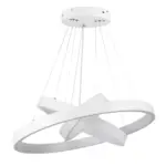 kelvo® NEMESIS KLV-101-0218-V2 Κρεμαστό Φωτιστικό Οροφής LED 100W 10000lm 180° AC 220-240V IP20 Ρυθμιζόμενο Λευκό CCT με Χειριστήριο από 2700K έως 6000K Dimmable - Lumileds SMD Chip - Λευκό Ματ - Μ60 x Π60 x Υ60cm - 3 Χρόνια Εγγύηση - Image 3