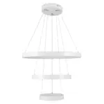 kelvo® NEMESIS KLV-101-0218-V2 Κρεμαστό Φωτιστικό Οροφής LED 100W 10000lm 180° AC 220-240V IP20 Ρυθμιζόμενο Λευκό CCT με Χειριστήριο από 2700K έως 6000K Dimmable - Lumileds SMD Chip - Λευκό Ματ - Μ60 x Π60 x Υ60cm - 3 Χρόνια Εγγύηση - Image 6
