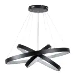 kelvo® NEMESIS KLV-101-0220 Κρεμαστό Φωτιστικό Οροφής LED 120W 12000lm 180° AC 220-240V IP20 Ρυθμιζόμενο Λευκό CCT με Χειριστήριο από 2700K έως 6000K Dimmable - Lumileds SMD Chip - Μαύρο Ματ - Μ80 x Π80 x Υ80cm - 3 Χρόνια Εγγύηση - Image 6