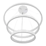 kelvo® NEMESIS KLV-101-0221 Κρεμαστό Φωτιστικό Οροφής LED 120W 12000lm 180° AC 220-240V IP20 Ρυθμιζόμενο Λευκό CCT με Χειριστήριο από 2700K έως 6000K Dimmable - Lumileds SMD Chip - Λευκό Ματ - Μ80 x Π80 x Υ80cm - 3 Χρόνια Εγγύηση - Image 5