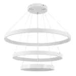 kelvo® NEMESIS KLV-101-0221-V2 Κρεμαστό Φωτιστικό Οροφής LED 120W 12000lm 180° AC 220-240V IP20 Ρυθμιζόμενο Λευκό CCT με Χειριστήριο από 2700K έως 6000K Dimmable - Lumileds SMD Chip - Λευκό Ματ - Μ80 x Π80 x Υ80cm - 3 Χρόνια Εγγύηση - Image 5