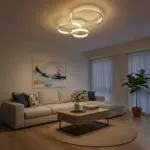 kelvo® DIAMOND KLV-101-0227 Φωτιστικό Οροφής LED 100W 10000lm 360° AC 220-240V IP20 Ρυθμιζόμενο Λευκό CCT με Χειριστήριο από 2700K έως 6000K Dimmable - Lumileds SMD Chip - Λευκό Ματ - Μ80 x Π50 x Υ20cm - 3 Χρόνια Εγγύηση