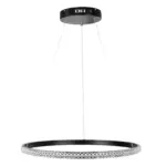 kelvo® DIAMOND KLV-101-0229 Κρεμαστό Φωτιστικό Οροφής LED 45W 4500lm 180° AC 220-240V IP20 Ρυθμιζόμενο Λευκό CCT με Χειριστήριο από 2700K έως 6000K Dimmable - Lumileds SMD Chip - Μαύρο Ματ - Μ60 x Π60 x Υ3cm - 3 Χρόνια Εγγύηση - Image 5