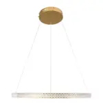 kelvo® DIAMOND KLV-101-0230 Κρεμαστό Φωτιστικό Οροφής LED 45W 4500lm 180° AC 220-240V IP20 Ρυθμιζόμενο Λευκό CCT με Χειριστήριο από 2700K έως 6000K Dimmable - Lumileds SMD Chip - Χρυσό Πλατίνα - Μ60 x Π60 x Υ3cm - 3 Χρόνια Εγγύηση - Image 4