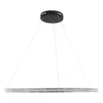 kelvo® DIAMOND KLV-101-0231 Κρεμαστό Φωτιστικό Οροφής LED 67W 6700lm 180° AC 220-240V IP20 Ρυθμιζόμενο Λευκό CCT με Χειριστήριο από 2700K έως 6000K Dimmable - Lumileds SMD Chip - Μαύρο Ματ - Μ80 x Π80 x Υ3cm - 3 Χρόνια Εγγύηση - Image 4
