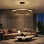 kelvo® DIAMOND KLV-101-0233 Κρεμαστό Φωτιστικό Οροφής LED 75W 7500lm 180° AC 220-240V IP20 Ρυθμιζόμενο Λευκό CCT με Χειριστήριο από 2700K έως 6000K Dimmable - Lumileds SMD Chip - Μαύρο Ματ - Μ100 x Π100 x Υ3cm - 3 Χρόνια Εγγύηση