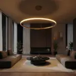 kelvo® DIAMOND KLV-101-0234 Κρεμαστό Φωτιστικό Οροφής LED 75W 7500lm 180° AC 220-240V IP20 Ρυθμιζόμενο Λευκό CCT με Χειριστήριο από 2700K έως 6000K Dimmable - Lumileds SMD Chip - Χρυσό Πλατίνα - Μ100 x Π100 x Υ3cm - 3 Χρόνια Εγγύηση