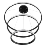 kelvo® DIAMOND KLV-101-0239 Κρεμαστό Φωτιστικό Οροφής LED 120W 12000lm 180° AC 220-240V IP20 Ρυθμιζόμενο Λευκό CCT με Χειριστήριο από 2700K έως 6000K Dimmable - Lumileds SMD Chip - Μαύρο Ματ - Μ80 x Π80 x Υ80cm - 3 Χρόνια Εγγύηση - Image 5