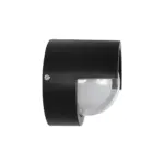 kelvo® NEXA KLV-101-0253 Φωτιστικό Τοίχου / Απλίκα LED 6W 360lm 180° AC 220-240V Αδιάβροχο IP65 Μπλε - Sanan SMD Chip & TÜV SÜD Driver - Μαύρο Ματ - Μ11 x Π9 x Υ11cm - 5 Χρόνια Εγγύηση - Image 5