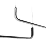 kelvo® LINARIA KLV-101-0258-V2 Κρεμαστό Φωτιστικό Οροφής LED 72W 7200lm 180° AC 220-240V IP20 Ρυθμιζόμενο Λευκό CCT με Χειριστήριο από 2700K έως 6000K Dimmable - Lumileds SMD Chip - Μαύρο Ματ - Μ220 x Π4 x Υ25cm - 3 Χρόνια Εγγύηση - Image 5