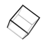 kelvo® KIBOO KLV-101-0261 Κρεμαστό Φωτιστικό Οροφής LED 36W 3600lm 360° AC 220-240V IP20 Ρυθμιζόμενο Λευκό CCT με Χειριστήριο από 2700K έως 6000K Dimmable - Lumileds SMD Chip - Μαύρο Ματ - Μ40 x Π40 x Υ40cm - 3 Χρόνια Εγγύηση - Image 6