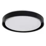 kelvo® BARCHETTA KLV-101-0265-V2 Φωτιστικό Οροφής LED 72W 7200lm 120° AC 220-240V IP20 Ρυθμιζόμενο Λευκό CCT με Χειριστήριο από 2700K έως 6000K Dimmable - Lumileds SMD Chip - Μαύρο Ματ - Μ48 x Π48 x Υ8.2cm - 3 Χρόνια Εγγύηση - Image 3