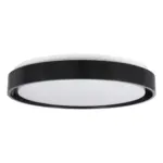 kelvo® BARCHETTA KLV-101-0265-V2 Φωτιστικό Οροφής LED 72W 7200lm 120° AC 220-240V IP20 Ρυθμιζόμενο Λευκό CCT με Χειριστήριο από 2700K έως 6000K Dimmable - Lumileds SMD Chip - Μαύρο Ματ - Μ48 x Π48 x Υ8.2cm - 3 Χρόνια Εγγύηση - Image 6