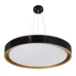 kelvo® BARCHETTA KLV-101-0266 Κρεμαστό Φωτιστικό Οροφής LED 72W 7200lm 120° AC 220-240V IP20 Ρυθμιζόμενο Λευκό CCT με Χειριστήριο από 2700K έως 6000K Dimmable - Lumileds SMD Chip - Μαύρο & Σαμπανιζέ Χρυσό Ματ - Μ48 x Π48 x Υ8.2cm - 3 Χρόνια Εγγύηση - Image 3
