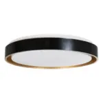 kelvo® BARCHETTA KLV-101-0266-V2 Φωτιστικό Οροφής LED 72W 7200lm 120° AC 220-240V IP20 Ρυθμιζόμενο Λευκό CCT με Χειριστήριο από 2700K έως 6000K Dimmable - Lumileds SMD Chip - Μαύρο & Σαμπανιζέ Χρυσό Ματ - Μ48 x Π48 x Υ8.2cm - 3 Χρόνια Εγγύηση - Image 6