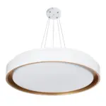kelvo® BARCHETTA KLV-101-0267 Κρεμαστό Φωτιστικό Οροφής LED 72W 7200lm 120° AC 220-240V IP20 Ρυθμιζόμενο Λευκό CCT με Χειριστήριο από 2700K έως 6000K Dimmable - Lumileds SMD Chip - Λευκό & Σαμπανιζέ Χρυσό Ματ - Μ48 x Π48 x Υ8.2cm - 3 Χρόνια Εγγύηση - Image 3