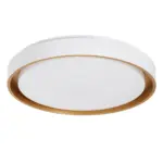 kelvo® BARCHETTA KLV-101-0267-V2 Φωτιστικό Οροφής LED 72W 7200lm 120° AC 220-240V IP20 Ρυθμιζόμενο Λευκό CCT με Χειριστήριο από 2700K έως 6000K Dimmable - Lumileds SMD Chip - Λευκό & Σαμπανιζέ Χρυσό Ματ - Μ48 x Π48 x Υ8.2cm - 3 Χρόνια Εγγύηση - Image 3