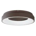 kelvo® SALEM KLV-101-0280 Φωτιστικό Οροφής LED 75W 7500lm 120° AC 220-240V IP20 Ρυθμιζόμενο Λευκό CCT με Χειριστήριο από 2700K έως 6000K Dimmable - Lumileds SMD Chip - Καφέ Ματ - Μ45 x Π45 x Υ9.5cm - 3 Χρόνια Εγγύηση - Image 4