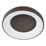 kelvo® SALEM KLV-101-0280 Φωτιστικό Οροφής LED 75W 7500lm 120° AC 220-240V IP20 Ρυθμιζόμενο Λευκό CCT με Χειριστήριο από 2700K έως 6000K Dimmable - Lumileds SMD Chip - Καφέ Ματ - Μ45 x Π45 x Υ9.5cm - 3 Χρόνια Εγγύηση - Image 5