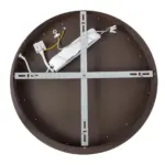 kelvo® SALEM KLV-101-0280 Φωτιστικό Οροφής LED 75W 7500lm 120° AC 220-240V IP20 Ρυθμιζόμενο Λευκό CCT με Χειριστήριο από 2700K έως 6000K Dimmable - Lumileds SMD Chip - Καφέ Ματ - Μ45 x Π45 x Υ9.5cm - 3 Χρόνια Εγγύηση - Image 6