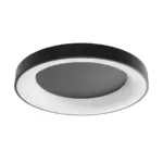 kelvo® SALEM KLV-101-0281 Φωτιστικό Οροφής LED 105W 10500lm 120° AC 220-240V IP20 Ρυθμιζόμενο Λευκό CCT με Χειριστήριο από 2700K έως 6000K Dimmable - Lumileds SMD Chip - Μαύρο Ματ - Μ60 x Π60 x Υ9.5cm - 3 Χρόνια Εγγύηση - Image 3