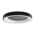 kelvo® SALEM KLV-101-0281 Φωτιστικό Οροφής LED 105W 10500lm 120° AC 220-240V IP20 Ρυθμιζόμενο Λευκό CCT με Χειριστήριο από 2700K έως 6000K Dimmable - Lumileds SMD Chip - Μαύρο Ματ - Μ60 x Π60 x Υ9.5cm - 3 Χρόνια Εγγύηση - Image 4