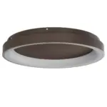 kelvo® SALEM KLV-101-0284 Φωτιστικό Οροφής LED 105W 10500lm 120° AC 220-240V IP20 Ρυθμιζόμενο Λευκό CCT με Χειριστήριο από 2700K έως 6000K Dimmable - Lumileds SMD Chip - Καφέ Ματ - Μ60 x Π60 x Υ9.5cm - 3 Χρόνια Εγγύηση - Image 4