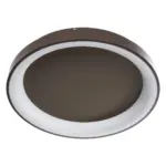kelvo® SALEM KLV-101-0284 Φωτιστικό Οροφής LED 105W 10500lm 120° AC 220-240V IP20 Ρυθμιζόμενο Λευκό CCT με Χειριστήριο από 2700K έως 6000K Dimmable - Lumileds SMD Chip - Καφέ Ματ - Μ60 x Π60 x Υ9.5cm - 3 Χρόνια Εγγύηση - Image 5