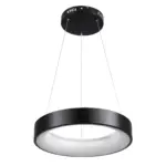 kelvo® SALEM KLV-101-0285 Κρεμαστό Φωτιστικό Οροφής LED 75W 7500lm 120° AC 220-240V IP20 Ρυθμιζόμενο Λευκό CCT με Χειριστήριο από 2700K έως 6000K Dimmable - Lumileds SMD Chip - Μαύρο Ματ - Μ45 x Π45 x Υ6cm - 3 Χρόνια Εγγύηση - Image 3